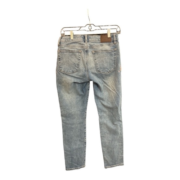 Lucky Brand Cottagecore Floral Lolita Skinny Embroidered Jeans Size 4/27 D1 - Picture 2 of 5